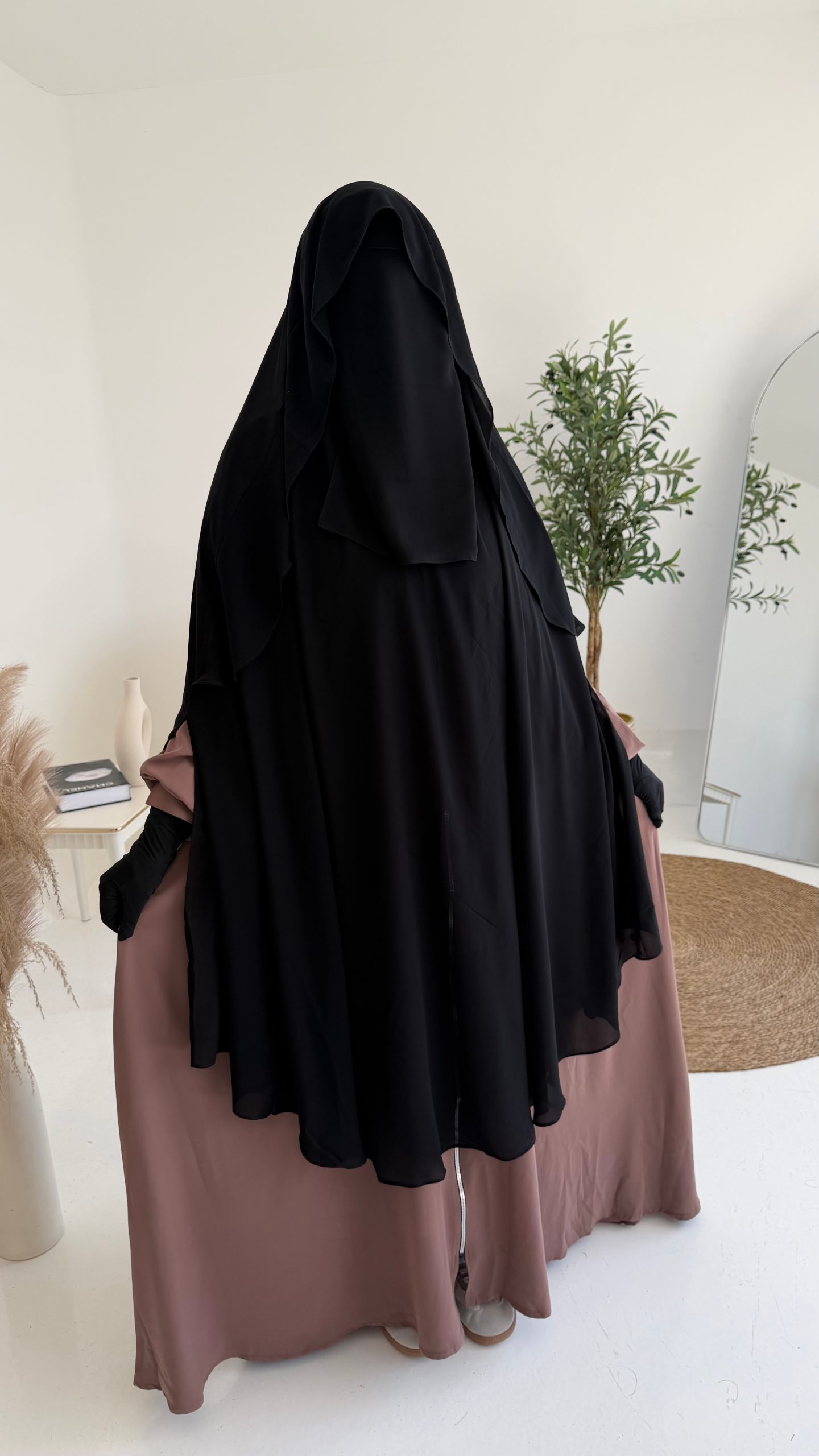 Royal Khimar with Qashwa — Chiffon - Image 2