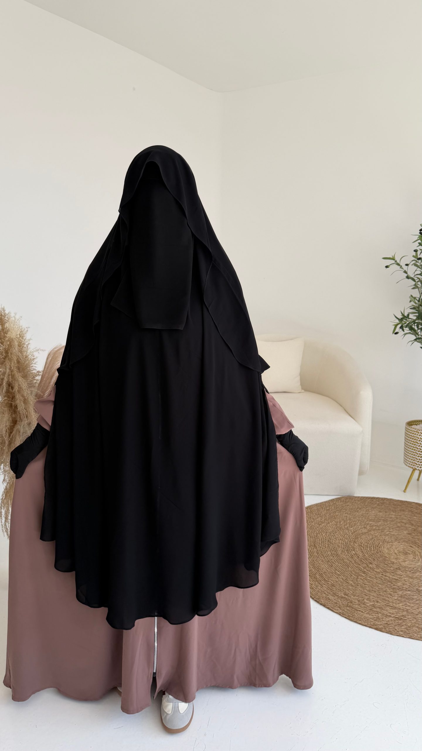 Royal Khimar with Qashwa — Chiffon - Image 3