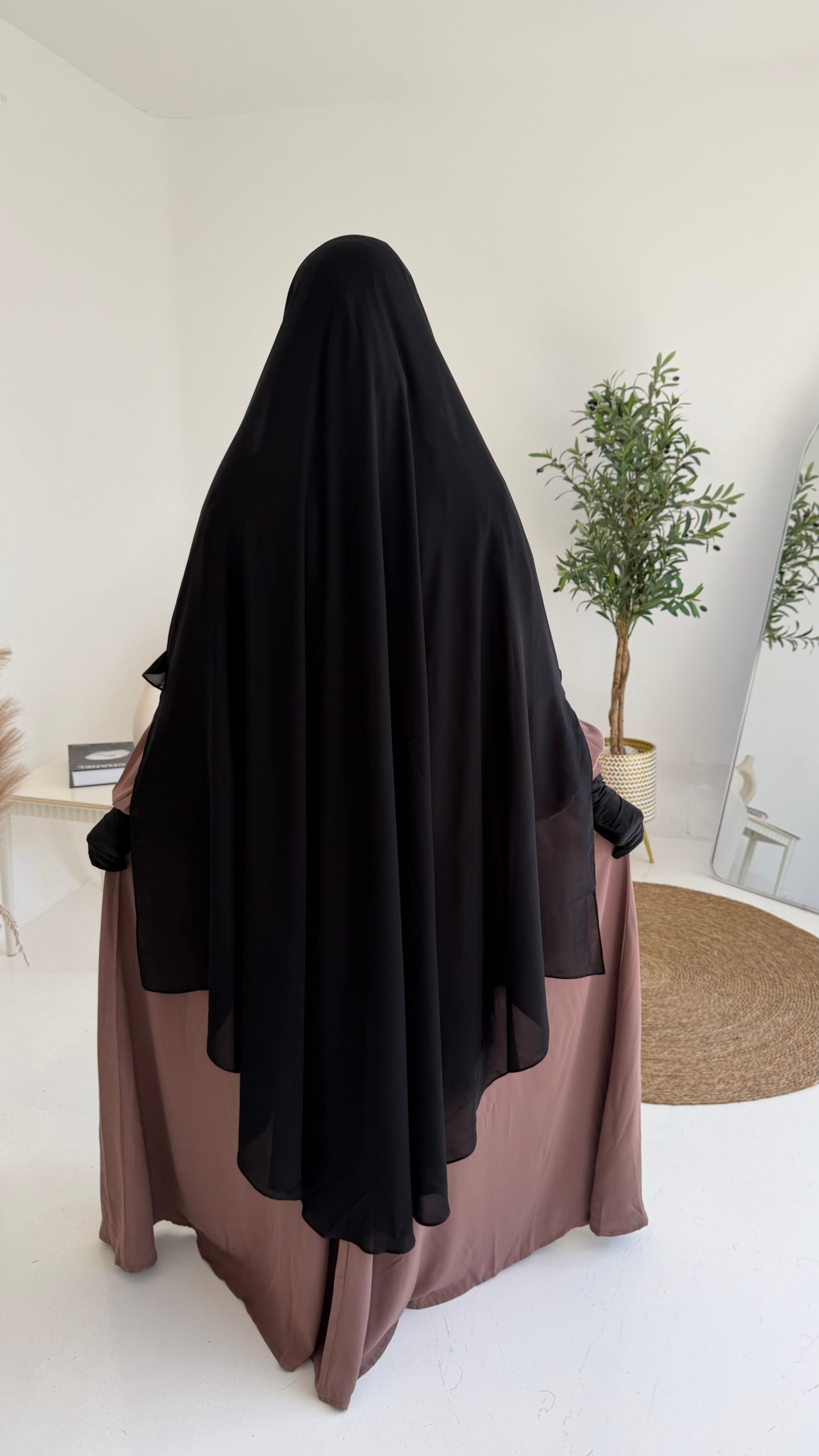 Royal Khimar with Qashwa — Chiffon - Image 4